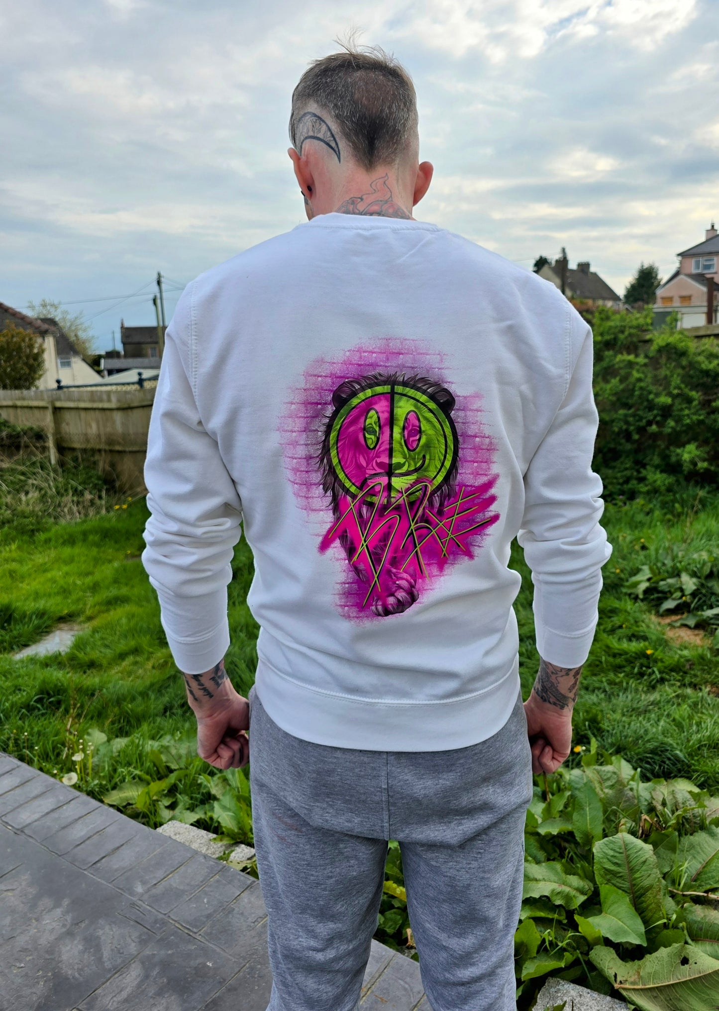 Brave Face Lion Sweatshirt